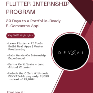 30-Day AI-Powered Flutter Internship Program